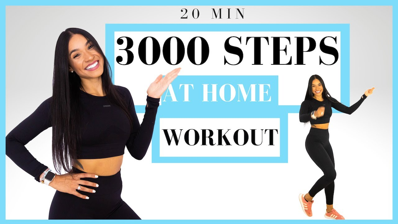 A Sweaty 3,000 Steps Walking Workout at Home